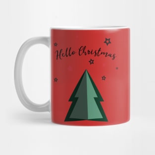 Hello Christmas Christmas fir-tree Mug